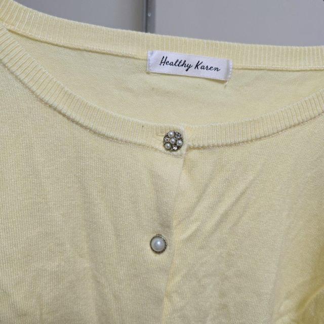 HEALTHY KAREN カーディガン クリームイエロー 480 < ブランド HEALTHY KAREN カーディガン クリームイエロー 480 < ブランドの