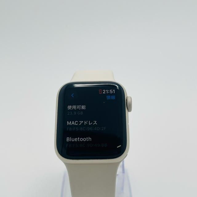 Apple Watch SE2 40mm ホワイト 本体 < 女性アクセサリー/時計 Apple Watch SE2 40mm ホワイト 本体 < 女性アクセサリー/時計の