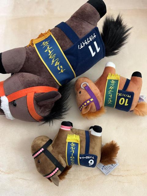 競走馬 ぬいぐるみ 3点セット ナリタブライアン マヤノトップガン サクラローレル 有馬記念 菊花賞 JRA < おもちゃ 競走馬 ぬいぐるみ 3点セット ナリタブライアン マヤノトップガン サクラローレル 有馬記念 菊花賞 JRA < おもちゃの