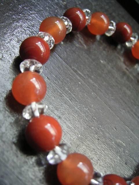 ☆即決☆レッドジャスパーxカーネリアンブレスレット < 男性アクセサリー/時計 ☆即決☆レッドジャスパーxカーネリアンブレスレット < 男性アクセサリー/時計の