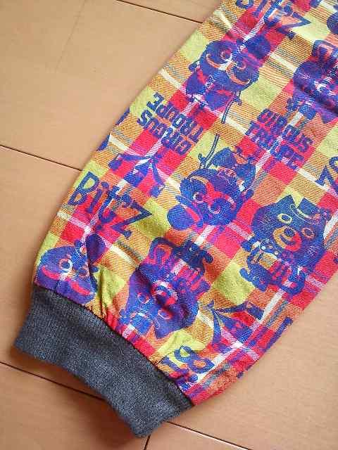 新品キャラプリント先染めチェックパンツ120赤Bit'z/ビッツ < ブランド  新品キャラプリント先染めチェックパンツ120赤Bit'z/ビッツ < ブランドの