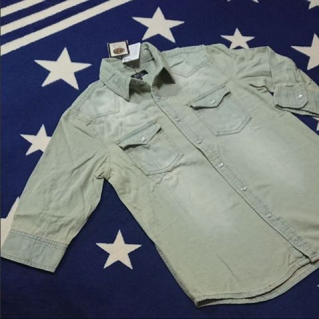 BENO ビーノ スタイリッシュ ウエスタン 七分袖 デニム シャツ新品 < 男性ファッション BENO ビーノ スタイリッシュ ウエスタン 七分袖 デニム シャツ新品 < 男性ファッションの