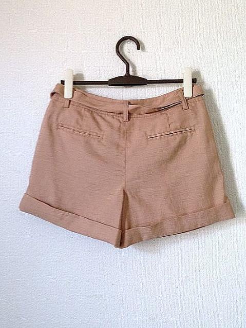 ロペピクニック◆ベージュ リボン トレンド ショートパンツ 38 < ブランド  ロペピクニック◆ベージュ リボン トレンド ショートパンツ 38 < ブランドの