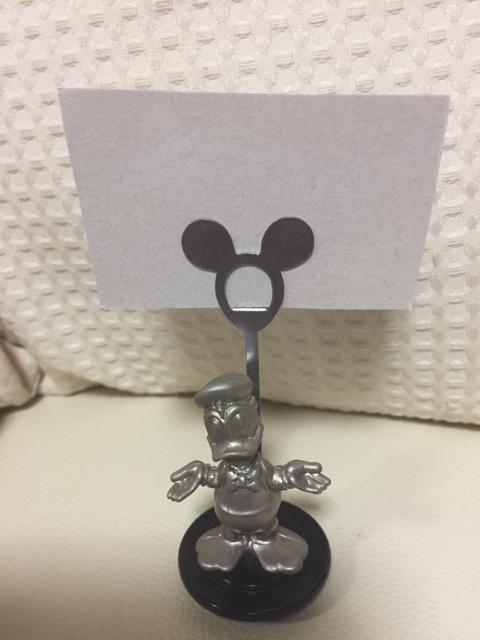 1152.未使用☆金属製カードスタンド ☆ドナルドダック < インテリア/ライフ  1152.未使用☆金属製カードスタンド ☆ドナルドダック < インテリア/ライフの