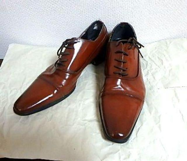 ◆ビジネス靴 男性本革靴 紳士 レザーシューズ 中古品 サイズ42 < 男性ファッション  ◆ビジネス靴 男性本革靴 紳士 レザーシューズ 中古品 サイズ42  < 男性ファッションの