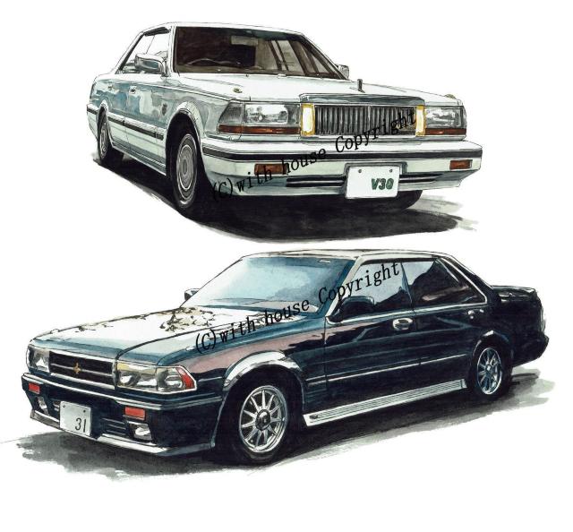NC-1183セドリック/グロリア限定版画サイン額装済作家平右ヱ門 < 自動車/バイク NC-1183セドリック/グロリア限定版画サイン額装済作家平右ヱ門 < 自動車/バイク