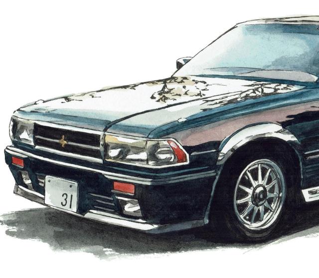 NC-1183セドリック/グロリア限定版画サイン額装済作家平右ヱ門 < 自動車/バイク NC-1183セドリック/グロリア限定版画サイン額装済作家平右ヱ門 < 自動車/バイク