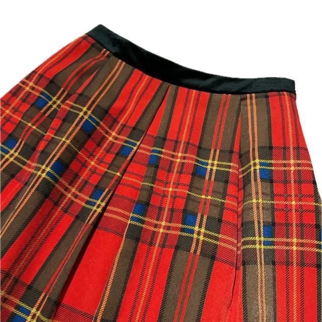 M'S GRACY タータンチェック柄 プリーツ フレア スカート < ブランド M'S GRACY タータンチェック柄 プリーツ フレア スカート < ブランドの
