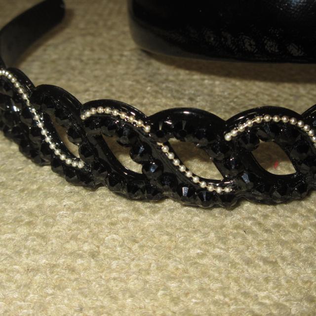 未使用☆太カチューシャ2点セット*痛くない(ブラック系) < 女性アクセサリー/時計 未使用☆太カチューシャ2点セット*痛くない(ブラック系) < 女性アクセサリー/時計の