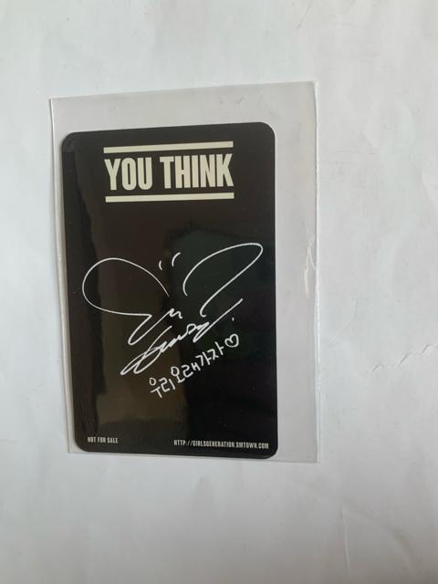 少女時代 テヨン 公式トレカ Lion Heart 直筆サイン入り < タレントグッズ  少女時代 テヨン 公式トレカ Lion Heart 直筆サイン入り < タレントグッズの