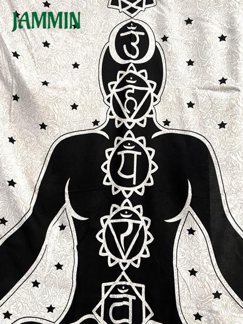 チャクラ柄布 アジアン 瞑想 エスニック ヨガ ヒッピー サイケ タペストリー < インテリア/ライフ チャクラ柄布 アジアン 瞑想 エスニック ヨガ ヒッピー サイケ タペストリー < インテリア/ライフの