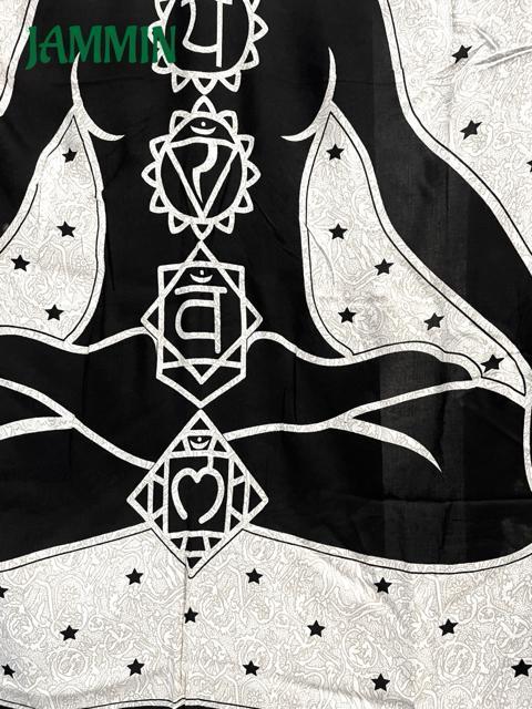 チャクラ柄布 アジアン 瞑想 エスニック ヨガ ヒッピー サイケ タペストリー < インテリア/ライフ チャクラ柄布 アジアン 瞑想 エスニック ヨガ ヒッピー サイケ タペストリー < インテリア/ライフの