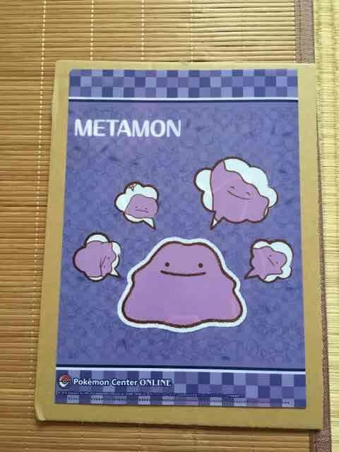 ポケモン・へんしん!メタモン柄クリアファイル。ゲンガー < アニメ/コミック/キャラクター  ポケモン・へんしん!メタモン柄クリアファイル。ゲンガー < アニメ/コミック/キャラクターの