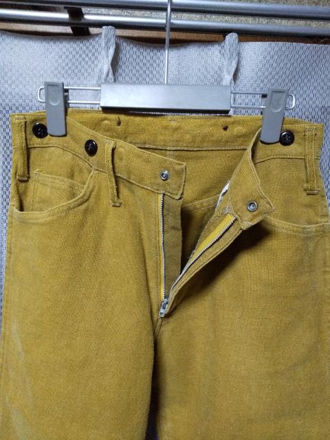 ヴィンテージ 古着 クロップドパンツ テーパード スキニー XS〜S 辛子色 茶 USA < 男性ファッション  ヴィンテージ 古着 クロップドパンツ テーパード スキニー XS〜S 辛子色 茶 USA < 男性ファッションの