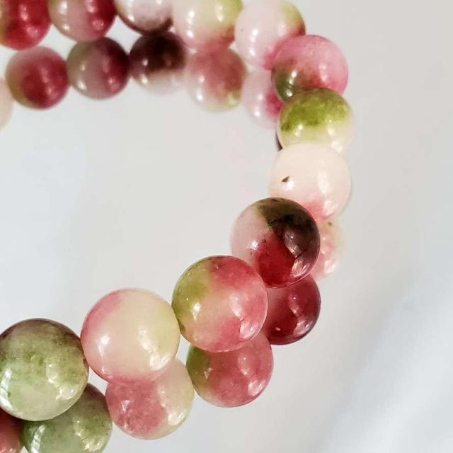 込み★20★天然石★ウォーターメロン!ブレスレット★10mm★ < 女性アクセサリー/時計 込み★20★天然石★ウォーターメロン!ブレスレット★10mm★ < 女性アクセサリー/時計の