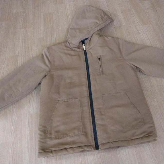 リバーシブルボアジャケット 160 茶系 ikka < ブランド  リバーシブルボアジャケット 160 茶系 ikka < ブランドの