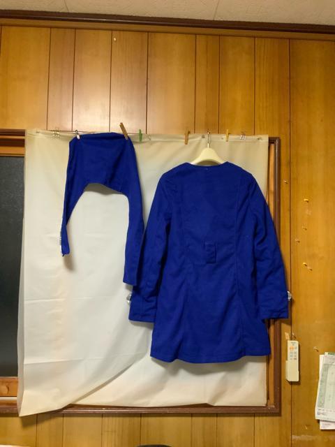 ◆青の薄手のピーコートMサイズ < 女性ファッション  ◆青の薄手のピーコートMサイズ < 女性ファッションの