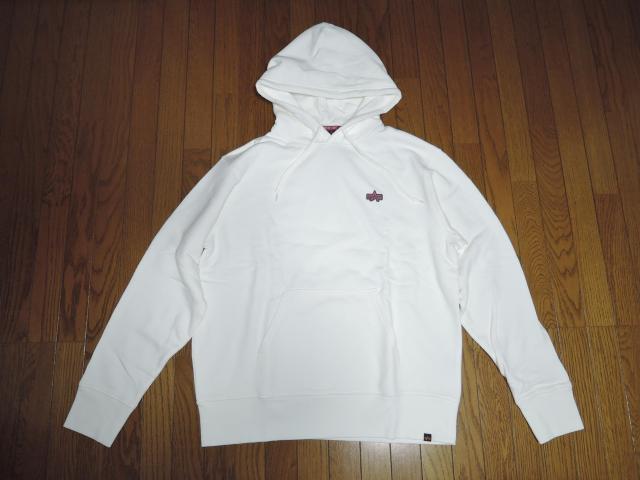 新品 ALPHA INDUSTRIES アルファ インダストリーズ スウェット パーカー L白 背ロゴ プルオーバー HOODIE < ブランド  新品 ALPHA INDUSTRIES アルファ インダストリーズ スウェット パーカー L白 背ロゴ プルオーバー HOODIE < ブランドの
