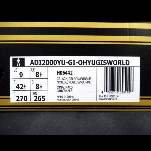 限定カード付 27.0cm ADI2000 遊☆戯☆王:遊戯の世界 ADI2000 Yu-Gi-Oh!: Yugi's World < ブランド  限定カード付 27.0cm ADI2000 遊☆戯☆王:遊戯の世界 ADI2000 Yu-Gi-Oh!: Yugi's World < ブランドの