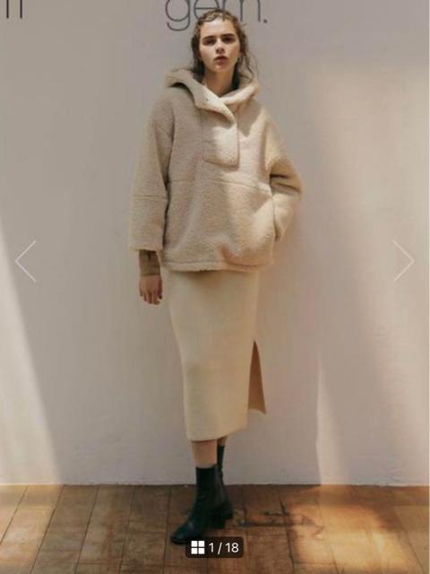 la peau de gem ボアボンディングパーカー < 女性ファッション  la peau de gem ボアボンディングパーカー < 女性ファッションの