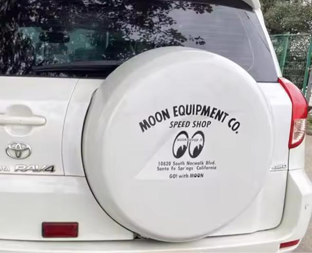 �V�i�@ MOONEYES �]�ʃX�e�b�J�[2���Z�b�g30cmx21cm ���[���A�C�Y�@�u���b�N �� ������/�o�C�N