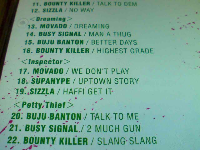 sPACE MAKERtQG BEENIE MAN SIZZLA MOVADO BUSY SIGNAL  ^gObY 