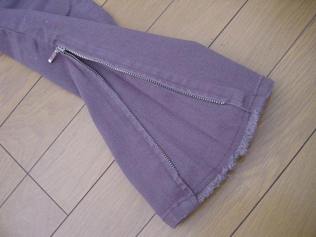 【W58】 裾広チャック付き 【未使用】 < 女性ファッション 【W58】 裾広チャック付き 【未使用】 < 女性ファッションの