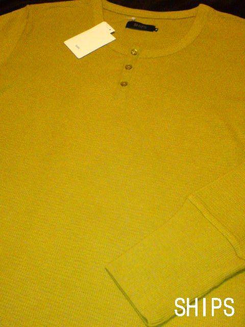 □SHIPS/シップス タイト3B ヘンリーサーマル ロングTシャツ/M☆新品 < ブランド  □SHIPS/シップス タイト3B ヘンリーサーマル ロングTシャツ/M☆新品 < ブランドの