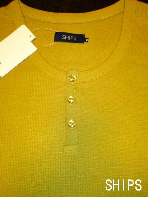 □SHIPS/シップス タイト3B ヘンリーサーマル ロングTシャツ/M☆新品 < ブランド  □SHIPS/シップス タイト3B ヘンリーサーマル ロングTシャツ/M☆新品 < ブランドの