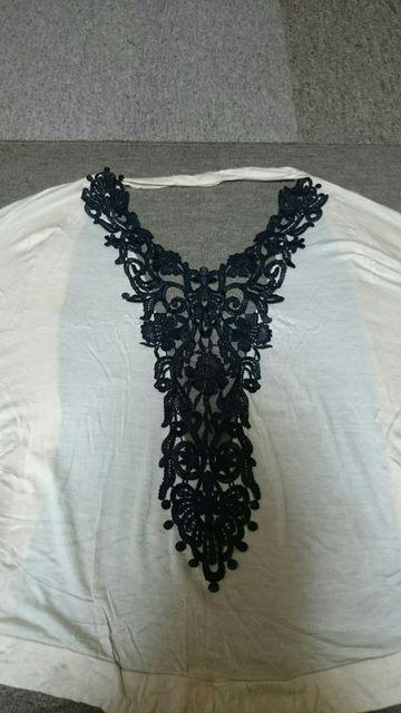 背中クロシェ刺繍ドルマンカーデM超美品薄いオフホワイト < 女性ファッション  背中クロシェ刺繍ドルマンカーデM超美品薄いオフホワイト  < 女性ファッションの