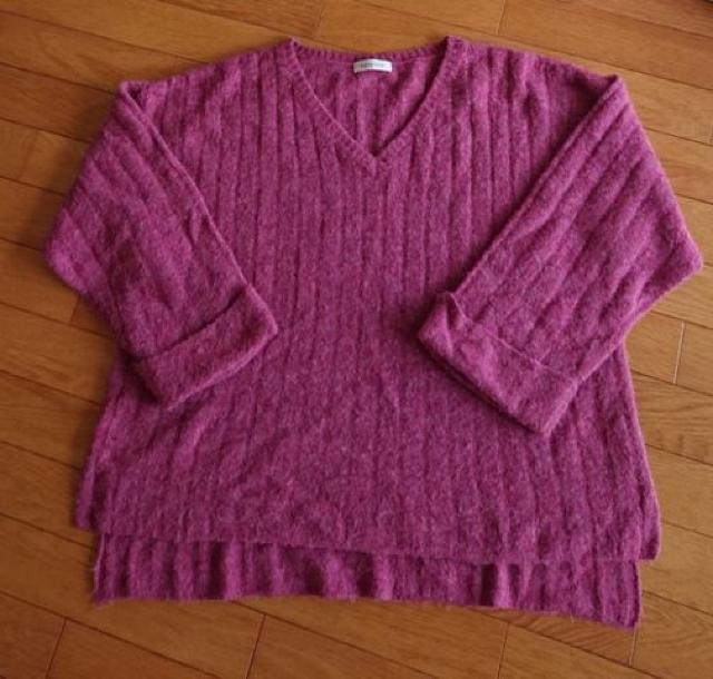 古着★大きいサイズ★Vネックニット★4L < 女性ファッション  古着★大きいサイズ★Vネックニット★4L < 女性ファッションの