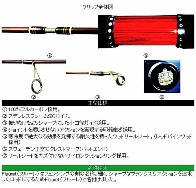 アブガルシア Fleuret フルーレ FLS-602SUL エリア トラウト バーサタイルロッド 竿袋 < レジャー/スポーツ  アブガルシア Fleuret フルーレ FLS-602SUL エリア トラウト バーサタイルロッド 竿袋 < レジャー/スポーツの