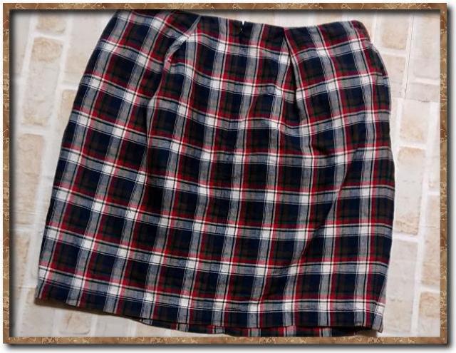 マッキントッシュフィロソフィー 麻綿チェックスカート < ブランド マッキントッシュフィロソフィー 麻綿チェックスカート < ブランドの