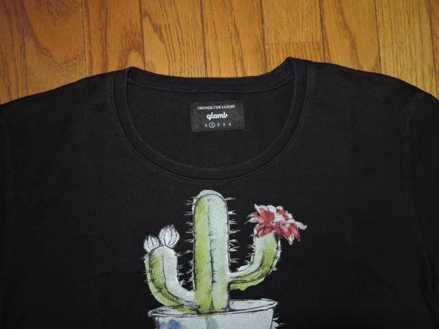 glamb グラム Chill CS チルカットソー 1 黒 サボテンブック Tシャツ < ブランド  glamb グラム Chill CS チルカットソー 1 黒 サボテンブック Tシャツ < ブランドの