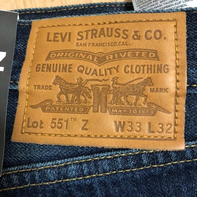 米国製 USリーバイス Lot 551z 赤耳 ビックE W33 L32  パッチ牛革 < ブランド  米国製 USリーバイス Lot 551z 赤耳 ビックE W33 L32  パッチ牛革 < ブランドの