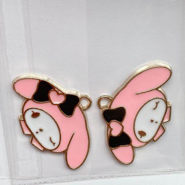 マイメロディ マイメロ ハンドメイド チャーム 2コ サンリオ オタ活 N2m < アニメ/コミック/キャラクター  マイメロディ マイメロ ハンドメイド チャーム 2コ サンリオ オタ活 N2m  < アニメ/コミック/キャラクターの