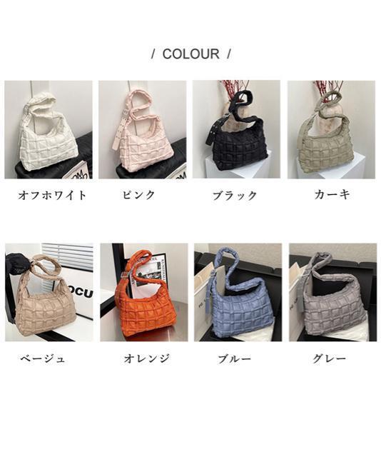 送料無料 新品 キルティングショルダーバッグ大容量軽量鞄 < 女性ファッション  送料無料 新品 キルティングショルダーバッグ大容量軽量鞄 < 女性ファッションの