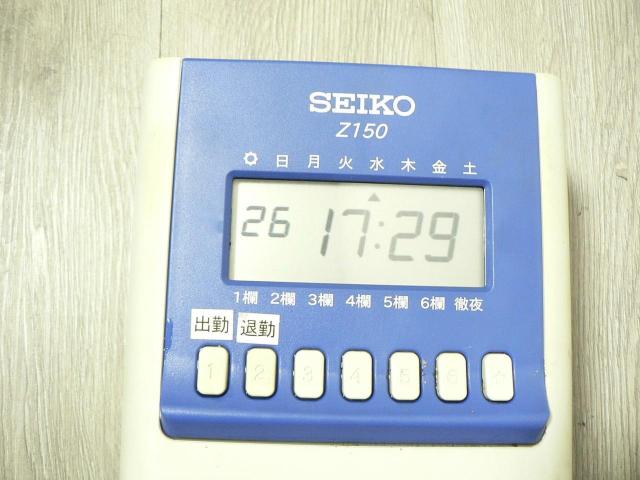 SEIKO ^CR[_[EZ150E^CJ[htE󎚊mF  CeA/Ct 