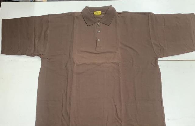 新品 オリジナルヴィンテージオーバーサイズポロシャツ 茶色 4XL < 男性ファッション  新品 オリジナルヴィンテージオーバーサイズポロシャツ 茶色 4XL < 男性ファッションの