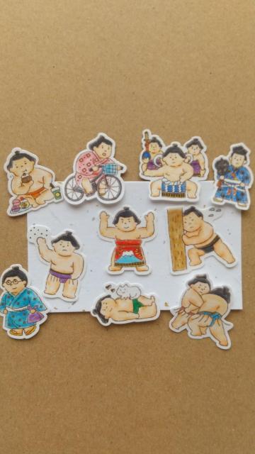 〈★即決あり〉@お相撲さん シール 10枚 < インテリア/ライフ  〈★即決あり〉@お相撲さん シール 10枚  < インテリア/ライフの
