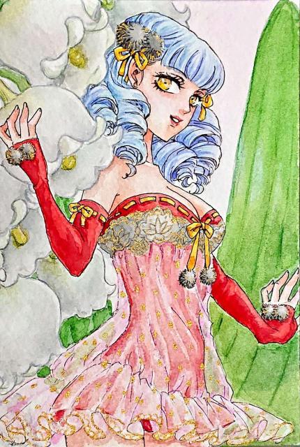 自作イラスト☆オリジナル☆親指姫 < アニメ/コミック/キャラクター 自作イラスト☆オリジナル☆親指姫 < アニメ/コミック/キャラクターの