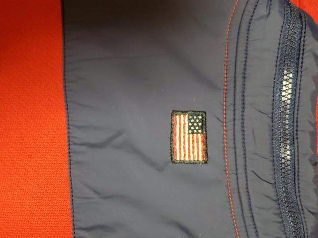 Ralph Lauren パーカー。赤×紺 長袖。 S ブルゾン コットン。綺麗 < ブランド Ralph Lauren パーカー。赤×紺 長袖。 S ブルゾン コットン。綺麗 < ブランドの