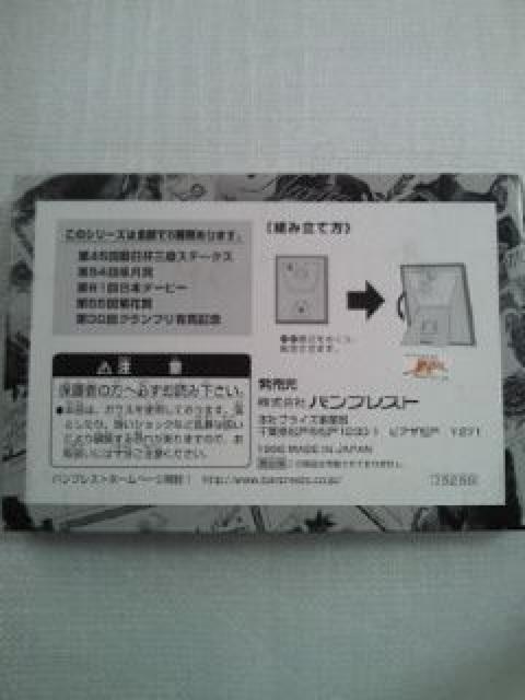 競馬 JRA 三冠馬 ナリタブライアン 第61回 日本ダービー 優勝 ミラー 鏡 < ホビー  競馬 JRA 三冠馬 ナリタブライアン 第61回 日本ダービー 優勝 ミラー 鏡 < ホビーの