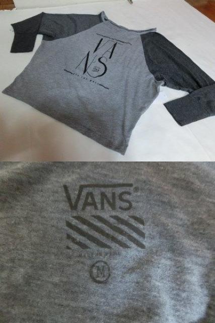 アメカジ【VANS】バンズ ドルマンスリーブ系 ロングTシャツ US M < 女性ファッション  アメカジ【VANS】バンズ ドルマンスリーブ系 ロングTシャツ US M < 女性ファッションの
