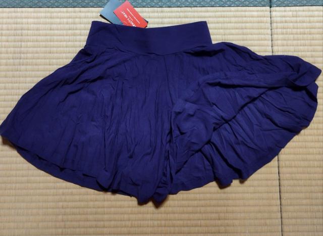 GAL STAR  あったか素材 +4.5° 防寒インナーショートパンツ 紫キュロット 新品 フレアーパンツ < 女性ファッション  GAL STAR  あったか素材 +4.5° 防寒インナーショートパンツ 紫キュロット 新品 フレアーパンツ < 女性ファッションの