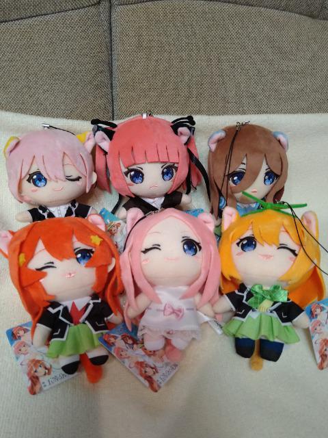 新品 GEO限定!映画 五等分の花嫁ぬいぐるみマスコット!全6種類セット! < アニメ/コミック/キャラクター 新品 GEO限定!映画 五等分の花嫁ぬいぐるみマスコット!全6種類セット! < アニメ/コミック/キャラクターの