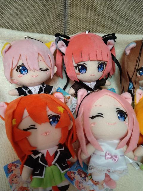 新品 GEO限定!映画 五等分の花嫁ぬいぐるみマスコット!全6種類セット! < アニメ/コミック/キャラクター 新品 GEO限定!映画 五等分の花嫁ぬいぐるみマスコット!全6種類セット! < アニメ/コミック/キャラクターの