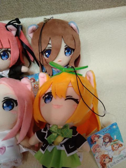 新品 GEO限定!映画 五等分の花嫁ぬいぐるみマスコット!全6種類セット! < アニメ/コミック/キャラクター 新品 GEO限定!映画 五等分の花嫁ぬいぐるみマスコット!全6種類セット! < アニメ/コミック/キャラクターの