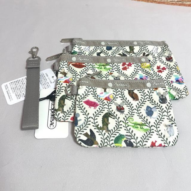★新品★LeSportsac レスポートサック レオ・レオニ アラベスク 3連ポーチ コスメポーチ 3455 セット 送料無料 < 女性ファッション  ★新品★LeSportsac レスポートサック レオ・レオニ アラベスク 3連ポーチ コスメポーチ 3455 セット 送料無料 < 女性ファッションの
