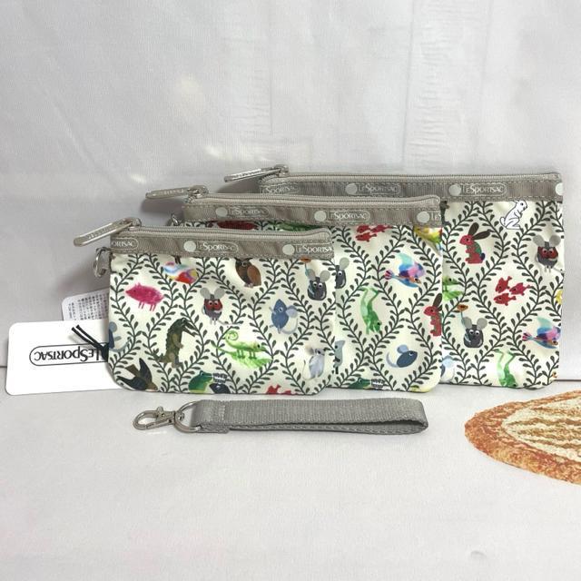 ★新品★LeSportsac レスポートサック レオ・レオニ アラベスク 3連ポーチ コスメポーチ 3455 セット 送料無料 < 女性ファッション  ★新品★LeSportsac レスポートサック レオ・レオニ アラベスク 3連ポーチ コスメポーチ 3455 セット 送料無料 < 女性ファッションの